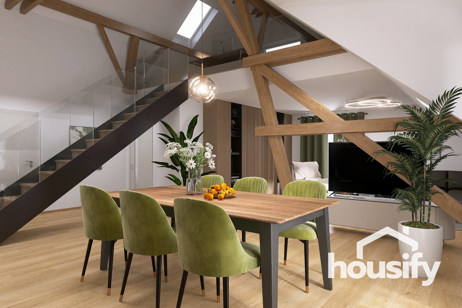 Prodej loftového bytu 5+kk, 162 m² - Hodonice