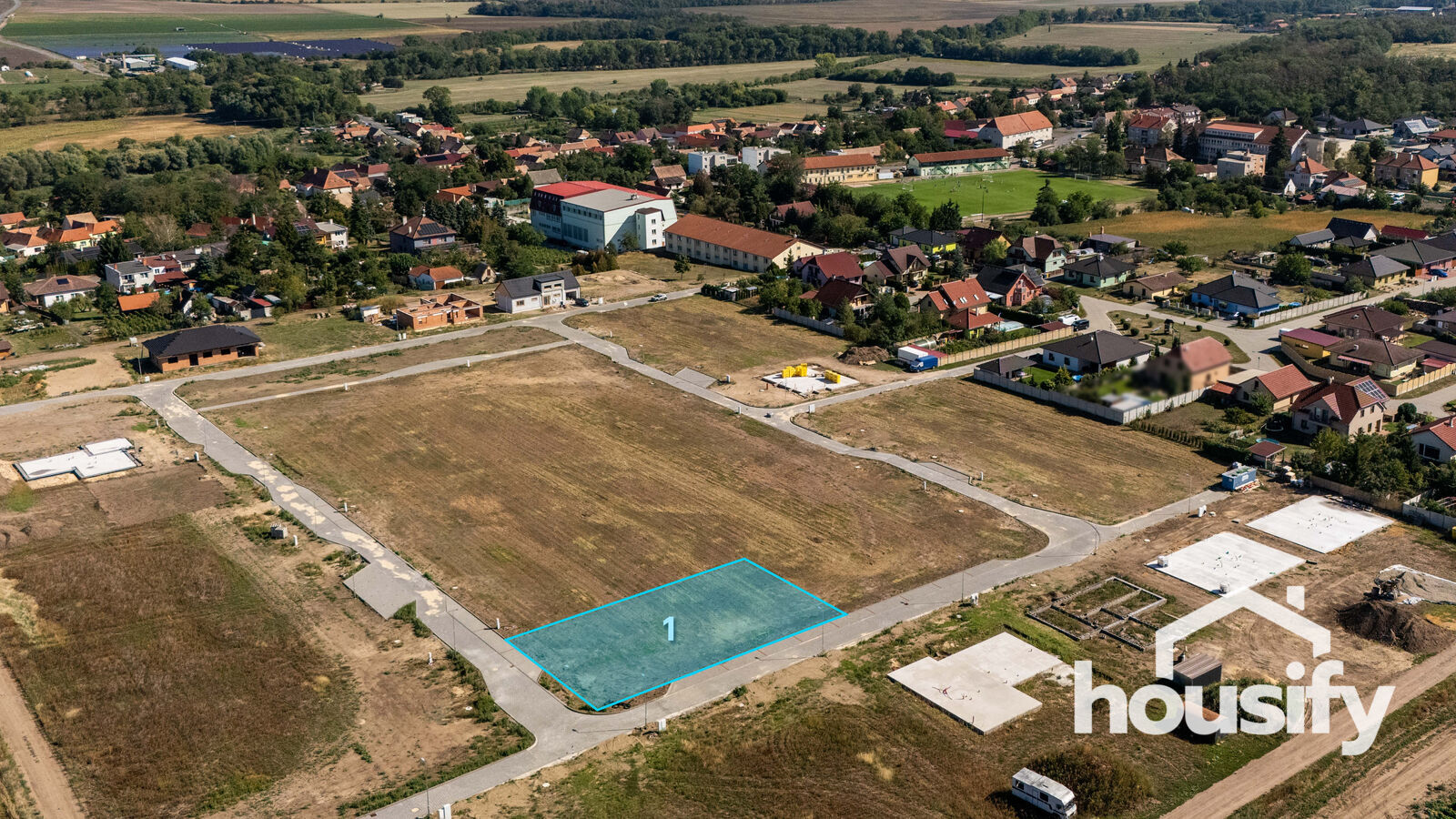 Prodej stavebního pozemku č. 1, 861 m² - Božice