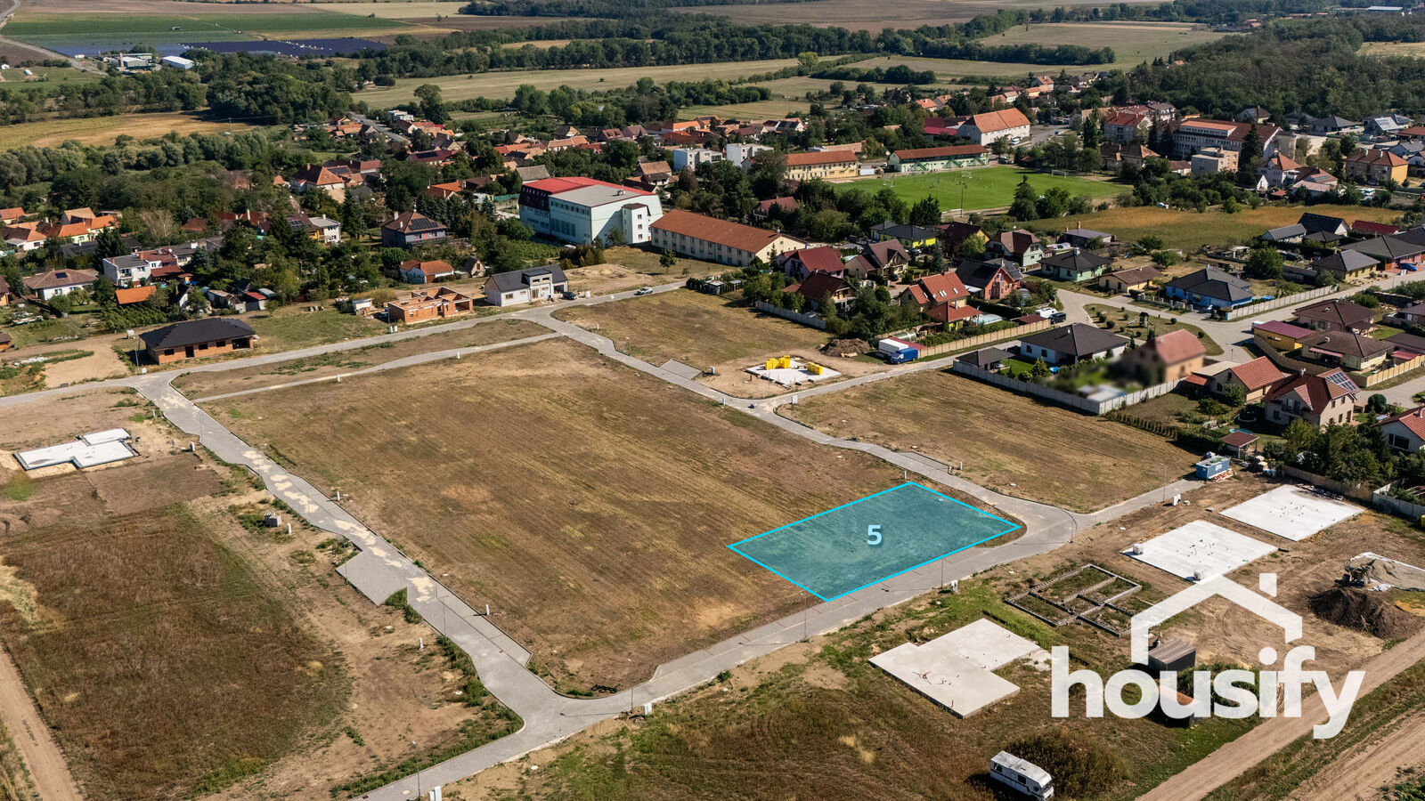 Prodej stavebního pozemku č. 5, 861 m² - Božice