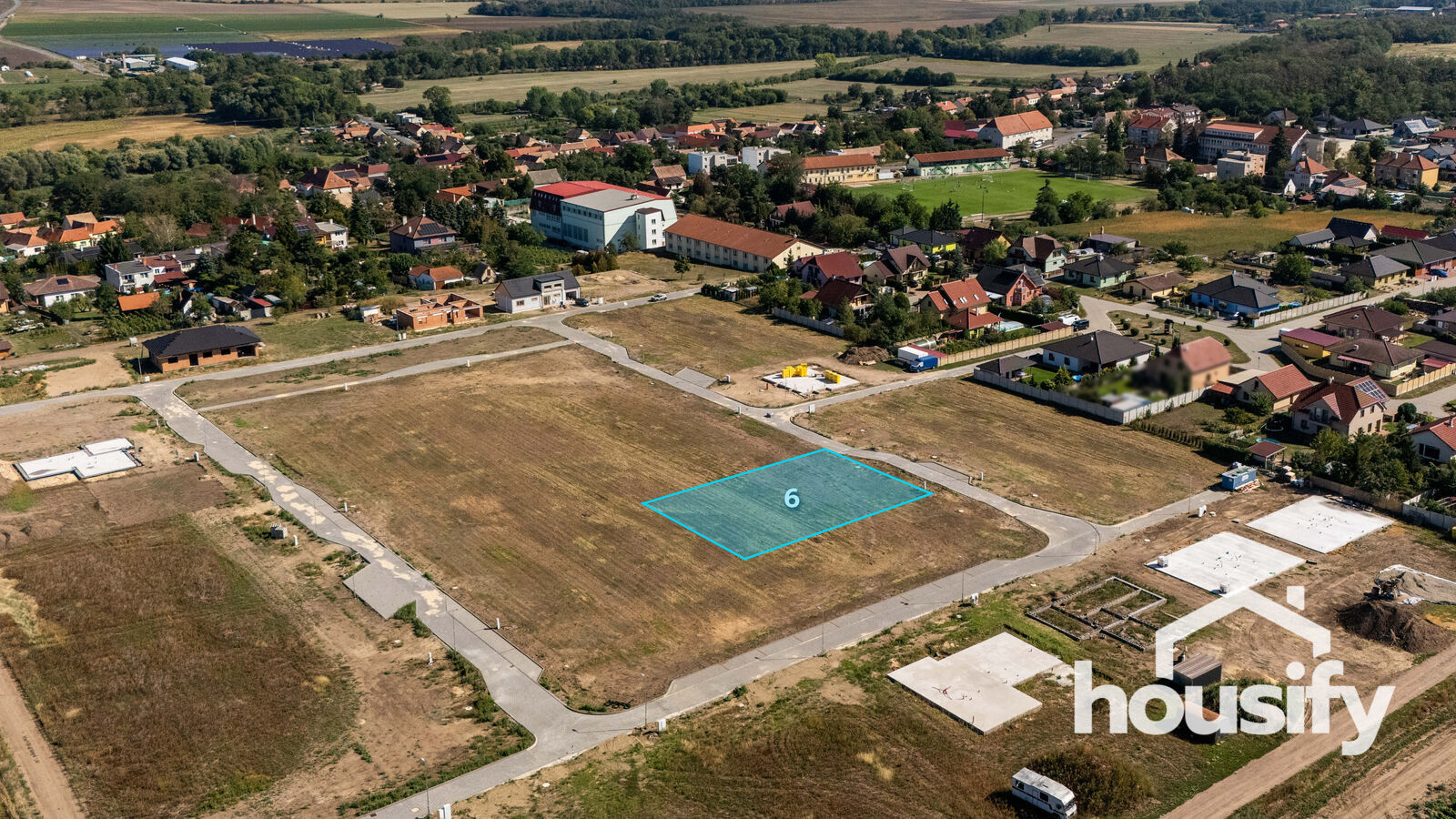 Prodej stavebního pozemku č. 6, 864 m² - Božice